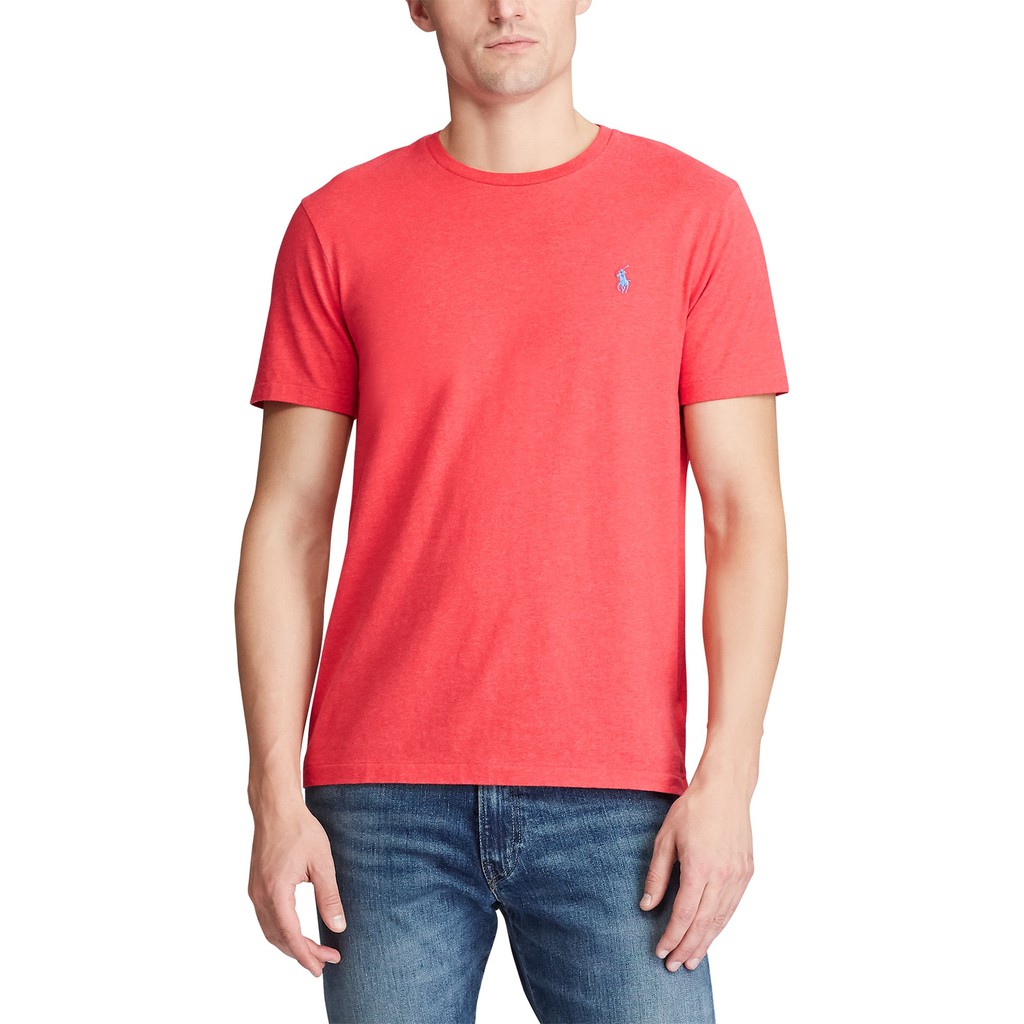 Áo Thun Nam Polo Ralph Lauren Men's Classic Fit Crew Neck T-Shirt Rosette  Heather | Shopee Việt Nam