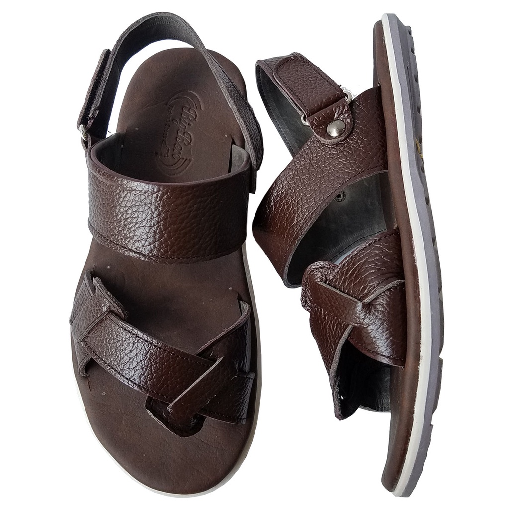 Giày sandal nam Da Bò thật BIGBEN cao cấp SD97