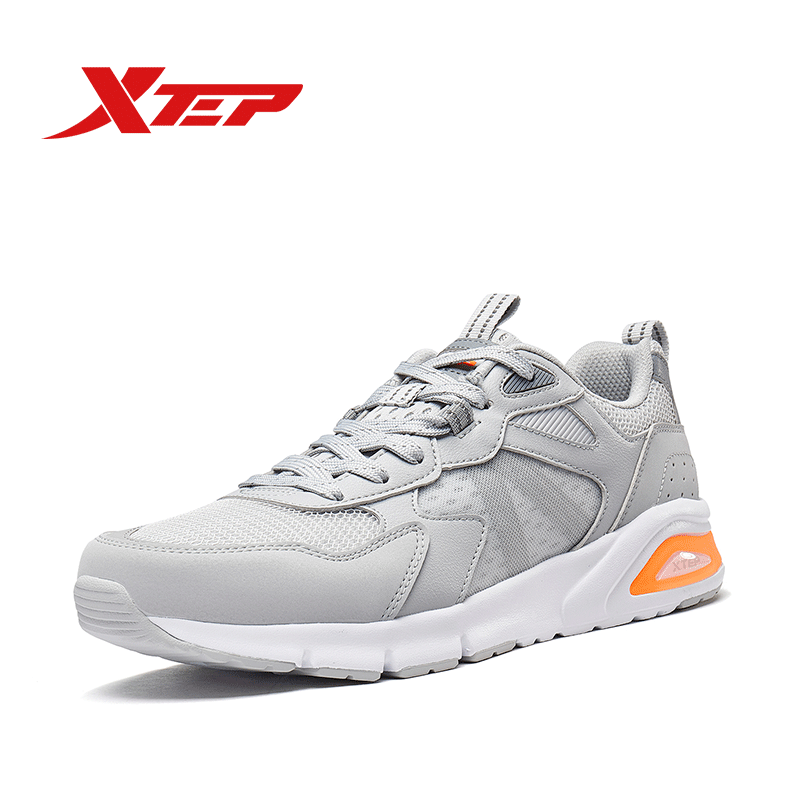 Giày thể thao nam chuyên chạy bộ Xtep, thiết kế đơn giản,đế giày sneaker mềm mại khi vận động 980219320370