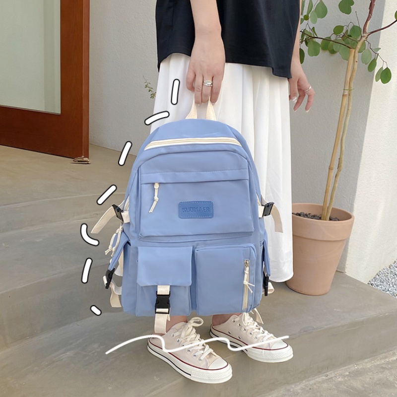 Balo Nam Nữ Unisex ♥️FreeShip♥️ Cặp Đi Học Thời Trang Ulzzang Hàn Quốc BA01