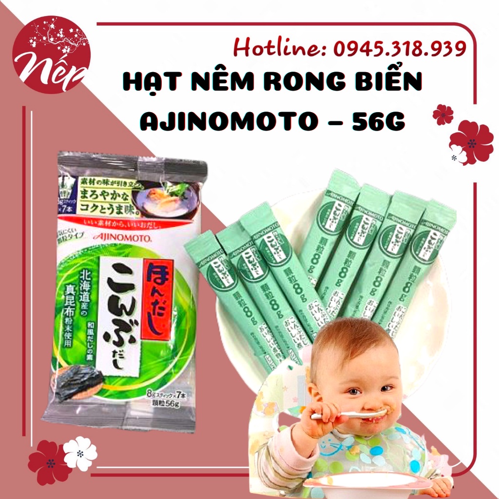  (DATE 2022) HẠT NÊM RONG BIỂN AJINOMOTO – 56G