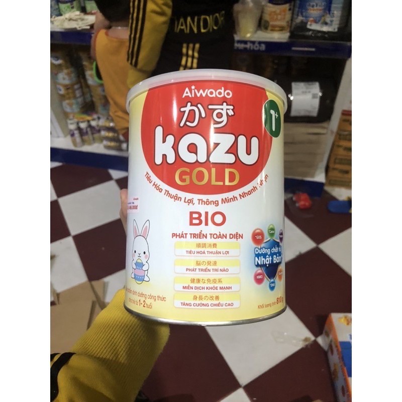 Tặng 1 đàn cho bé - Sữa bột kazu gold bio 1 810g