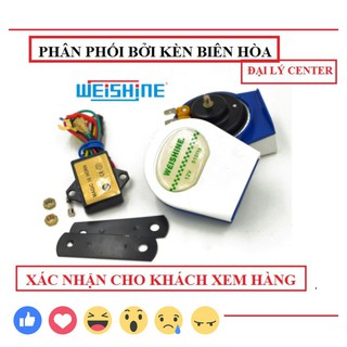 SALE KHÔ MÁU Còi ngân 8 âm xe máy , xe điện và xe oto Weshine [ giá 1 cặp ] center racing