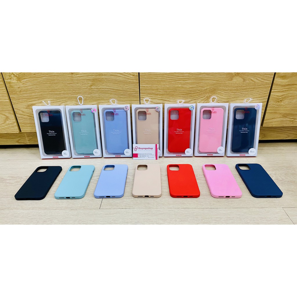 [Xả kho] Ốp lưng Silicon siêu mịn X-Level Iphone 12 / 12 Pro / 12 Pro Max / 12 Mini / 11 Pro Max / 11 Pro / 11