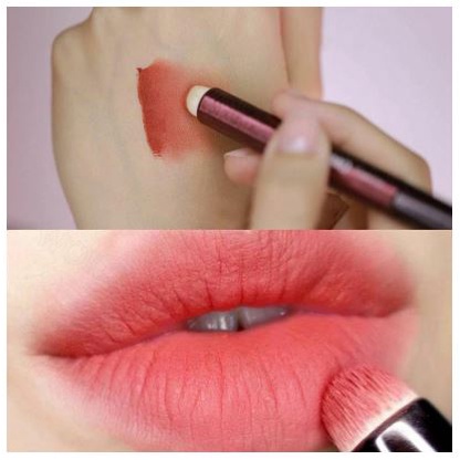 Cọ Trang Điểm Son Môi Đầu Tròn Nhỏ Gọn Tiện Dụng