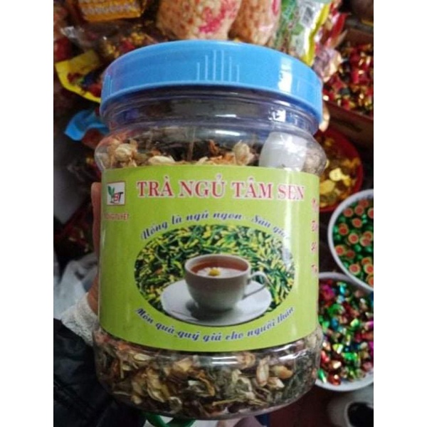 Trà ngủ tâm sen hoa nhài