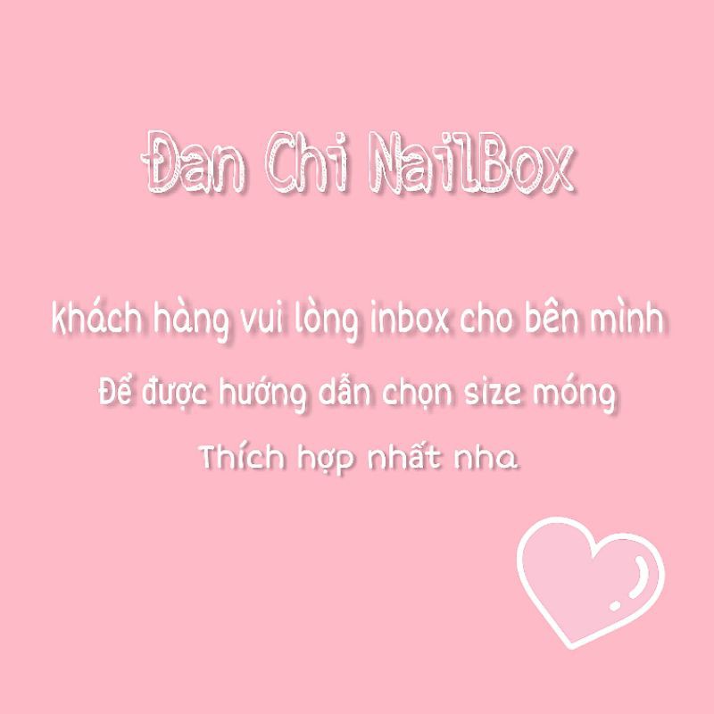 NailBox móng úp thiết kế sẵn Mẫu Flash Siêu Xinh + Keo Dũa