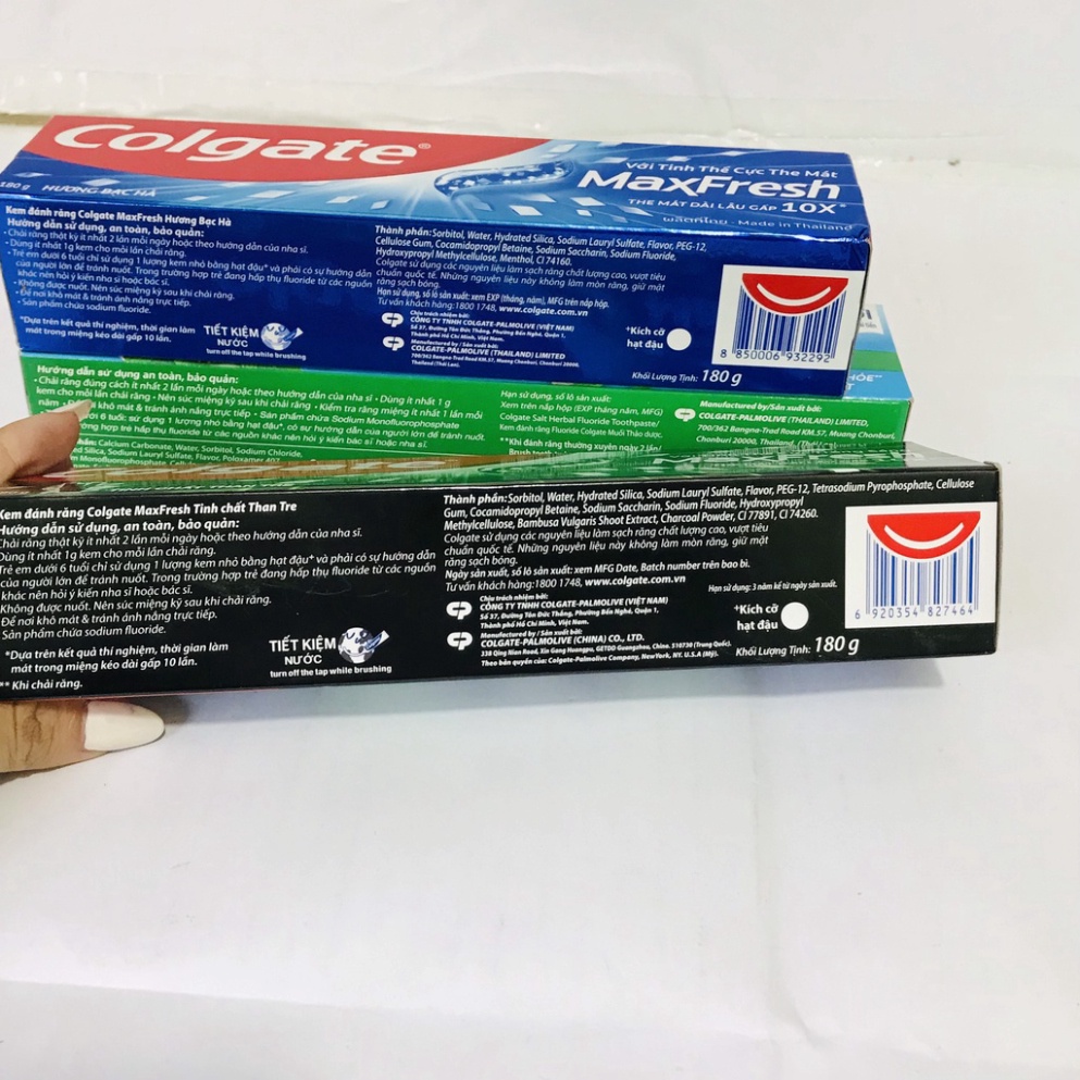 Kem đánh răng colgate Maxfresh 180gr-225gr Thái Lan