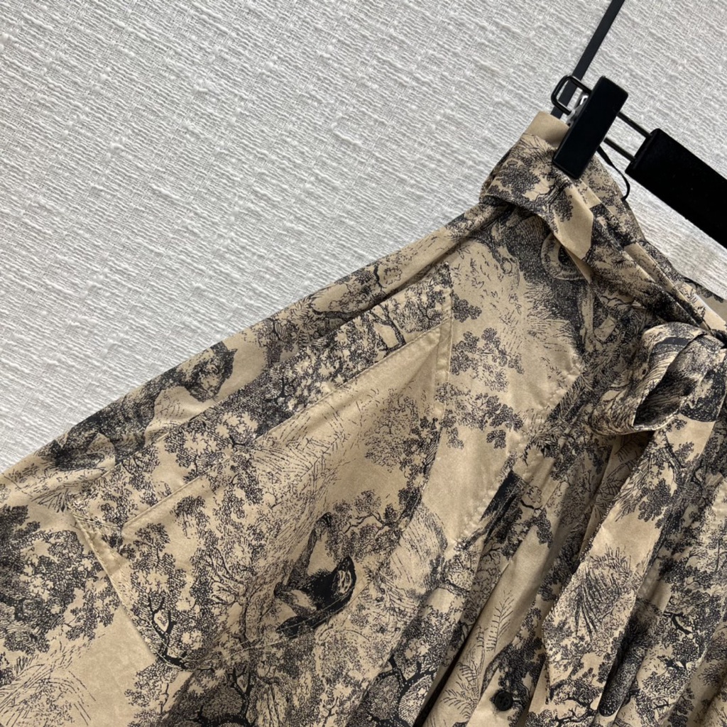 Chân váy nữ thời trang cao cấp Christian Dior CD phong cách cổ điển, thanh lịch