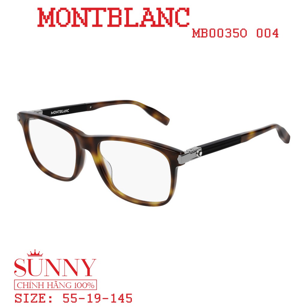 Gọng kính Montblanc MB0035O chính hãng, bảo hành toàn quốc