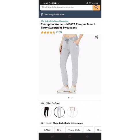 Quần Jogger Champion VNXK