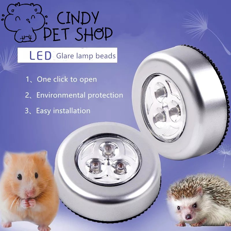 Đèn led gắn chuồng cho Hamster, Nhím, Sóc Bông, Sóc Bay Úc, Sóc Đất, Sóc Chuột...