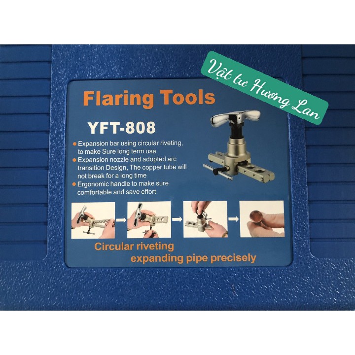 BỘ LÃ - LOE ỐNG ĐỒNG LỆCH TÂM YFT-808 1 KẸP kèm DAO CẮT