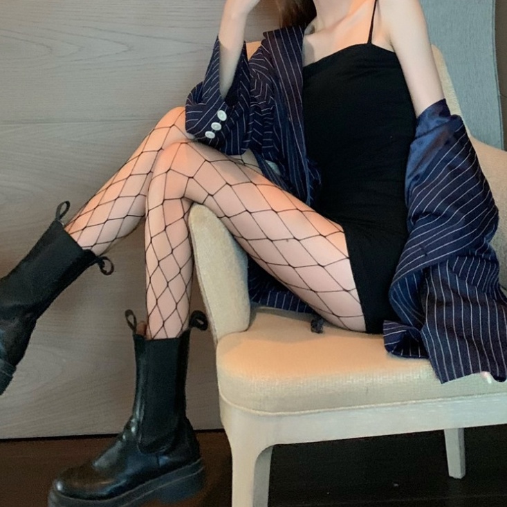 Quần tất lưới gợi cảm cho nữ quần tất mắt lưới sexy quần tất màu đen phong cách ulzzang
