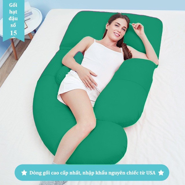 Gối ôm cho bà bầu   Gối chữ U, dành cho bà bầu