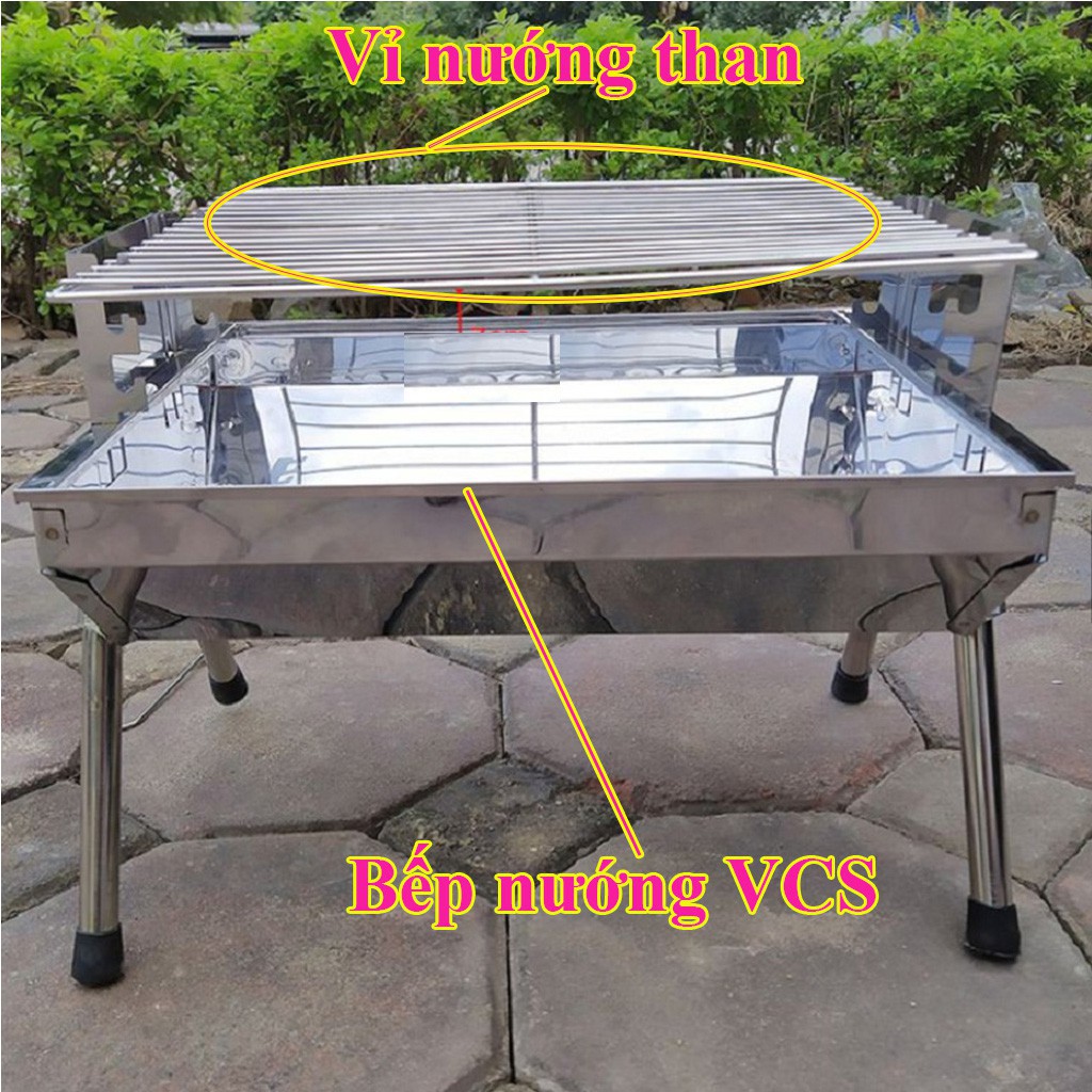 Vỉ nướng inox 33x29cm, phù hợp bếp nướng TopV VCS và ViS,vỉ nướng thịt cao cấp không gỉ, an toàn sức khỏe[vỉ nướng điện]