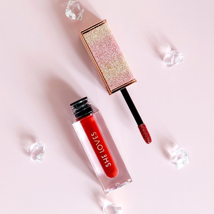 Son kem lì không dính cốc Sheloves Sparkling Starry Sky Lip Gloss 5ml