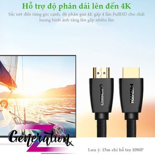 Cáp HDMI 2.0 Hỗ Trợ 3D 4K Ugreen Dài 5M - 15M