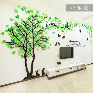 [ Hàng order 5 ngày] decal dán tường 3D