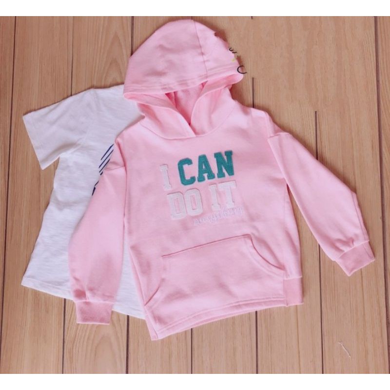 Áo Hoodie VNXK Siêu Kute cho bé Nam Đỏ nữ Hồng, Đỏ mặc đều đẹp (Size 15kg đến 35kg)