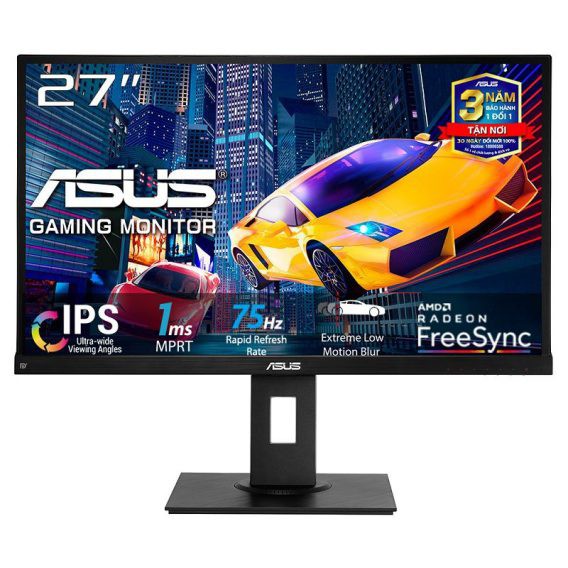 Màn hình máy tính Asus VP279QGL 27 inch FHD IPS 75Hz Gaming - Hàng Chính Hãng New 100%