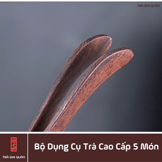 Bộ Xúc Trà Gỗ Cao Cấp 5 Món XT 27