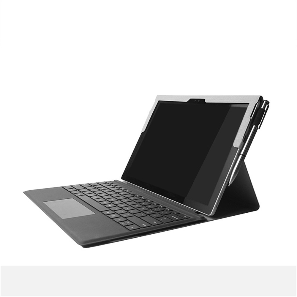 Bảo Vệ Bao Da Pu Máy Tính Bảng Gấp Gọn Có Thể Làm Giá Đỡ Cho Microsoft Surface Pro 4 / 5 / 6 / 7 12.3inch Ốp