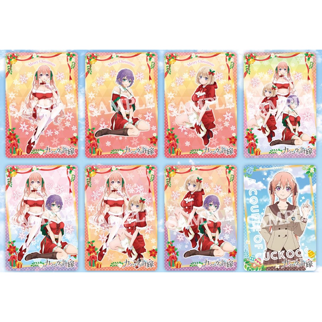 Thẻ bài sưu tập Metal Card Hôn thê cúc cu Kakkou no Iinazuke A Couple of Cuckoos Chính hãng