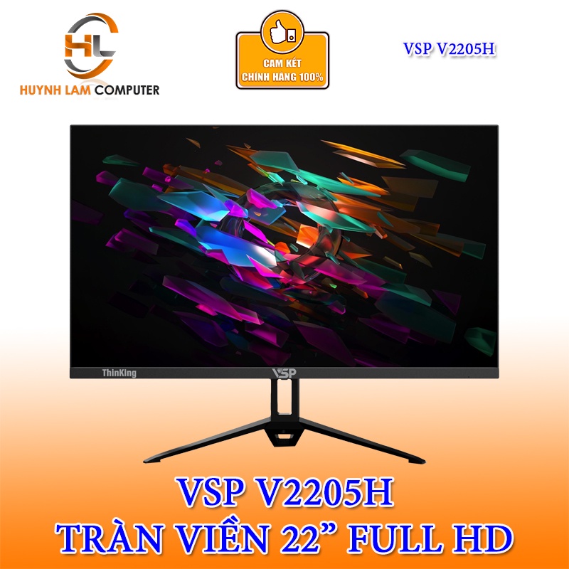 Màn hình VSP V2205H (22inch VA FHD 75Hz, HDMI+VGA) Chính hãng phân phối