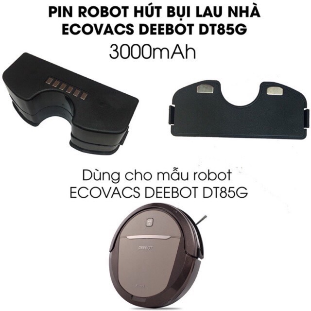 HÀNG CÓ SẴN - Pin robot hút bụi lau nhà Ecovacs DT85G /83/85/87G/DN650– dung lượng 3000mAh