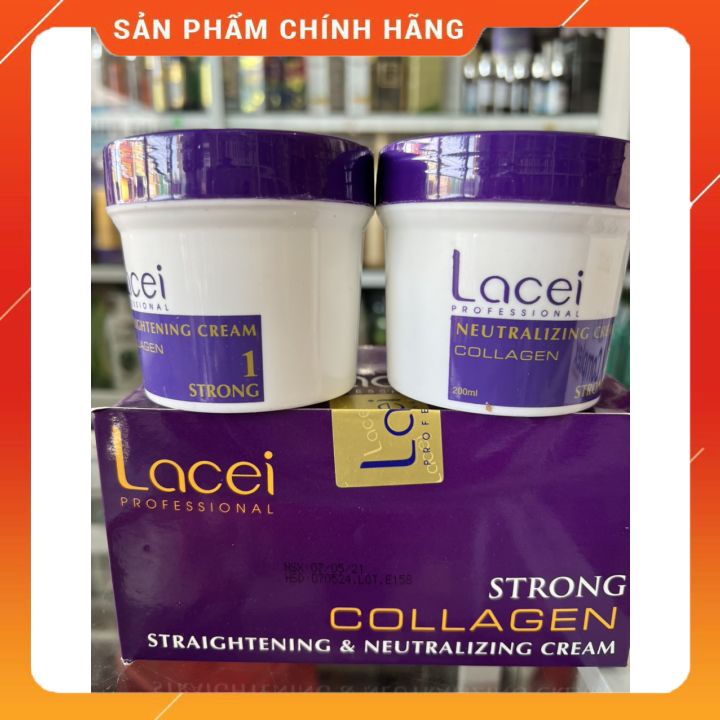 BỘ SẢN PHẨM DUỖI COLLAGEN LACEI (CHỨA COLLAGEN) CUNG CẤP CHẤT DINH DƯỠNG GIÚP TÓC MẾM MẠI BÓNG MƯỢT