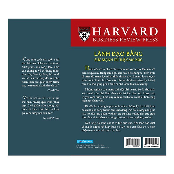 Sách - Lãnh đạo bằng sức mạnh trí tuệ cảm xúc