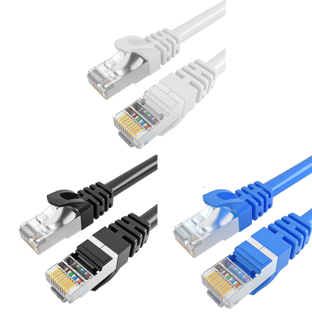 Dây cáp mạng Ethernet Cat6 LAN RJ45 1/2/3/5/10/15m thông dụng