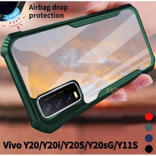 Ốp điện thoại trong suốt chống sốc cho Vivo Y20 V2029 Y20i Y20S Y20sG Y11S Y 20 i SG
