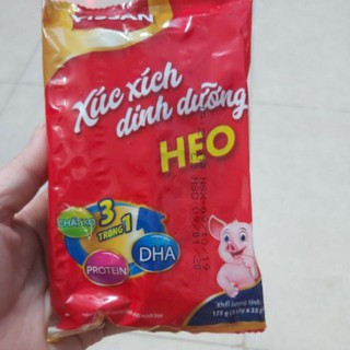 XÚC XÍCH VISSAN THỊT HEO [BỊCH 175G x 5 CÂY]