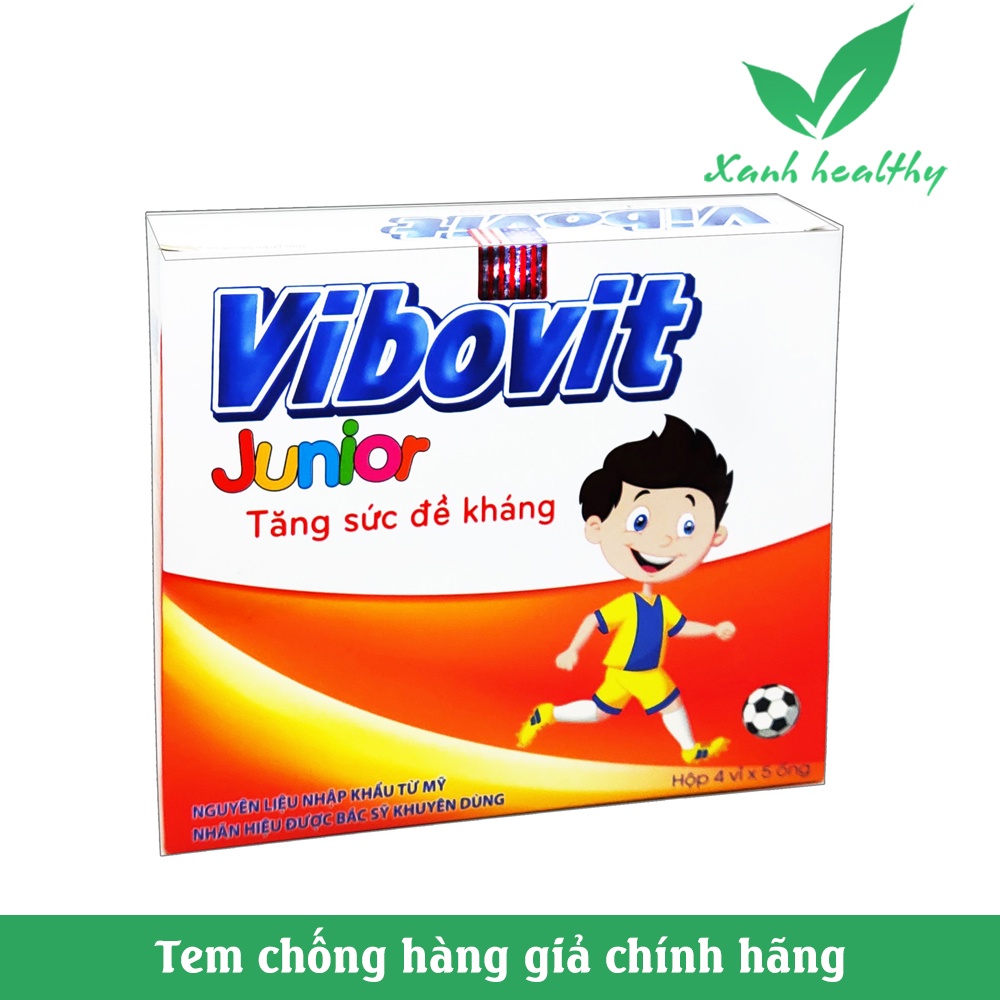 Tăng Sức Đề Kháng Cho Bé - Tăng cường hệ miễn dịch- Vibovit Dạng siro 20 ống x 10ml - Chuẩn GMP Bộ Y Tế