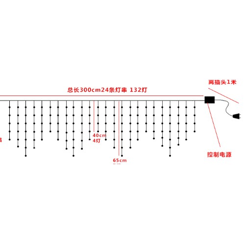 Led băng dải nhấp nháy đèn ánh sáng đầy sao bầu trời sao đèn ngoài trời không thấm nước Giáng sinh, Tết, trang trí 3m