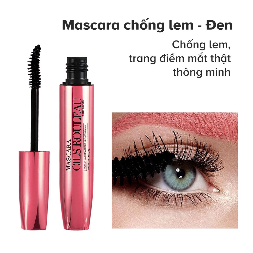 Mascara không lem chống nhòe Smudge free Miniso 37.6g (Màu đen) - Hàng chính hãng