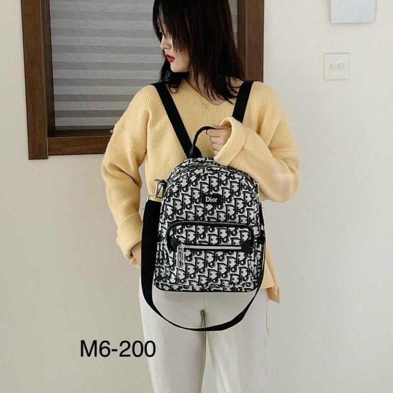 Balo hoạ tiết đi học đi chơi - Balo dio 3 ngăn vừa sách vở thời trang mã 6