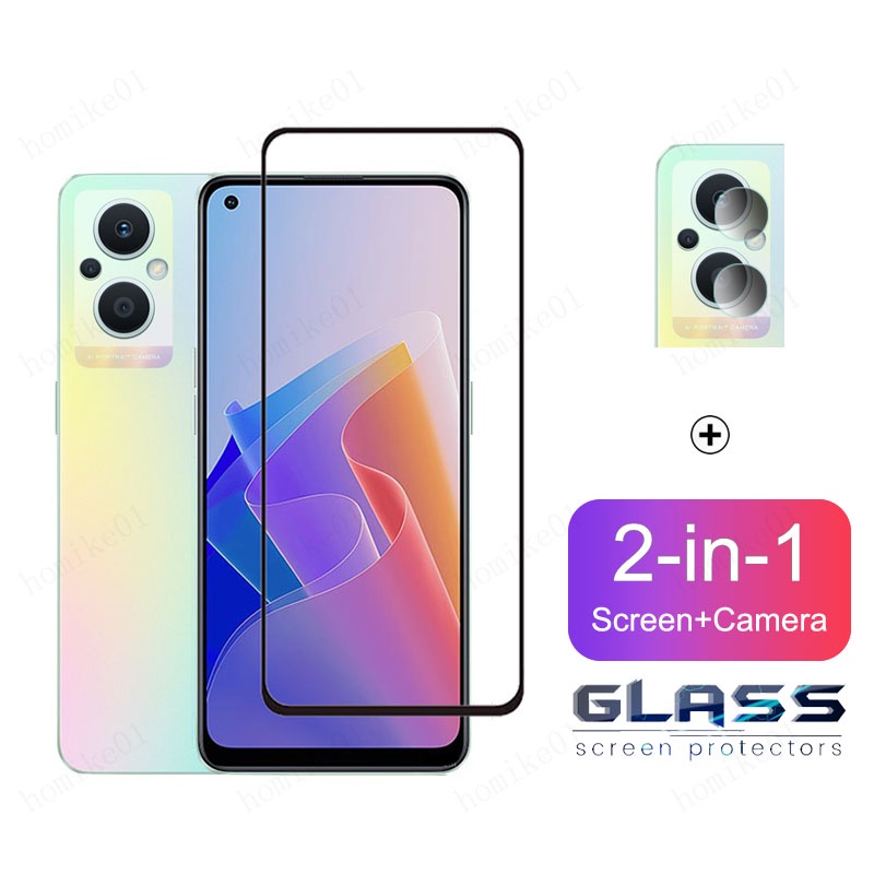 Phim kính cường lực Reno 8Z 5G cho OPPO Reno8 Z 8 7 7Z 6Z 5 4Z 5G 4 Pro 3 2 trong 1 Full Cover Bảo v