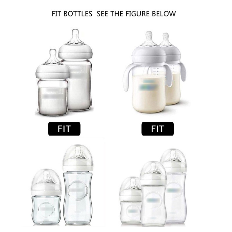 Set 2 Núm Ti Giả Mềm Mại Thay Thế Cho Bình Sữa Avent