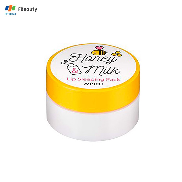 Mặt Nạ Ngủ Môi A'PIEU Honey &amp; Milk Lip Sleeping Pack 6.7g