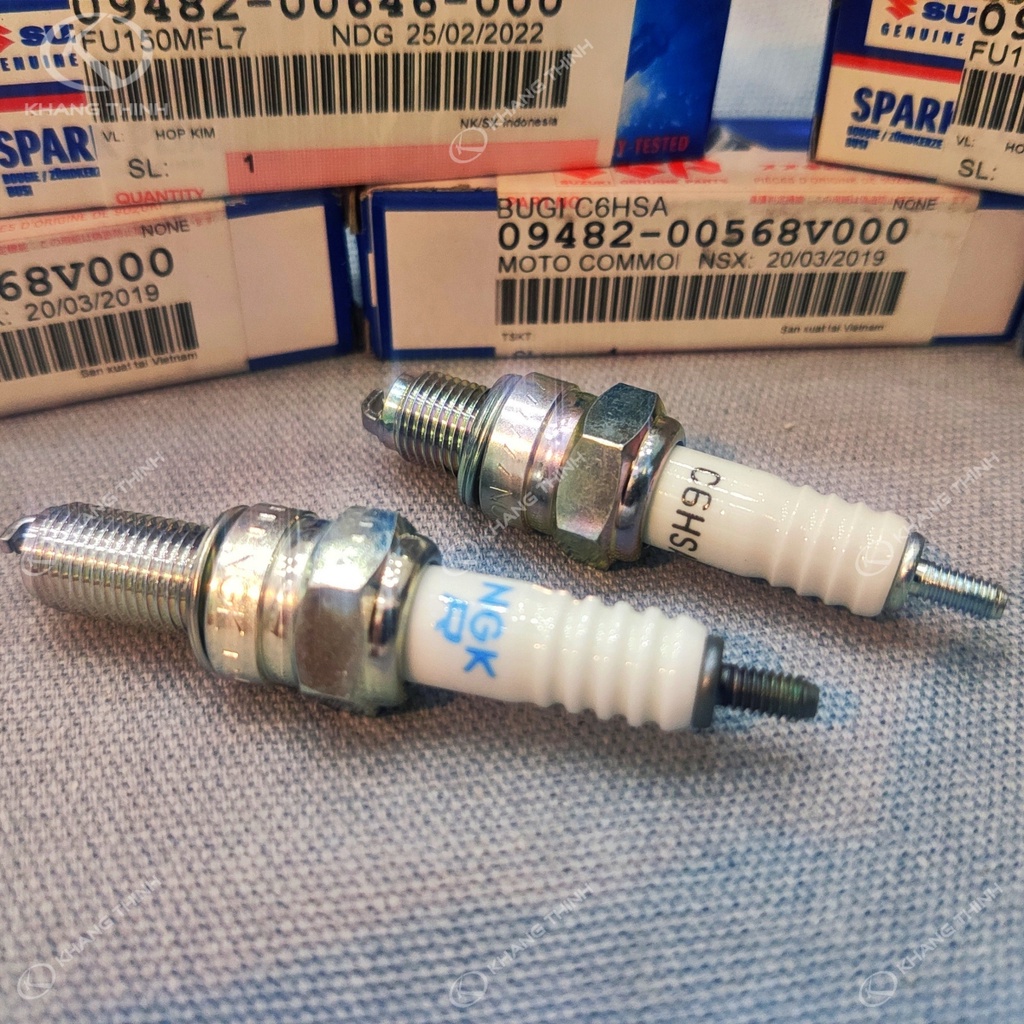 Bugi Xe Suzuki - Hàng Chính Hãng - dùng cho xe RAIDER.GSX.GZ.AXELO.UA.HAYATE,GD,IMPULSE.UA.......