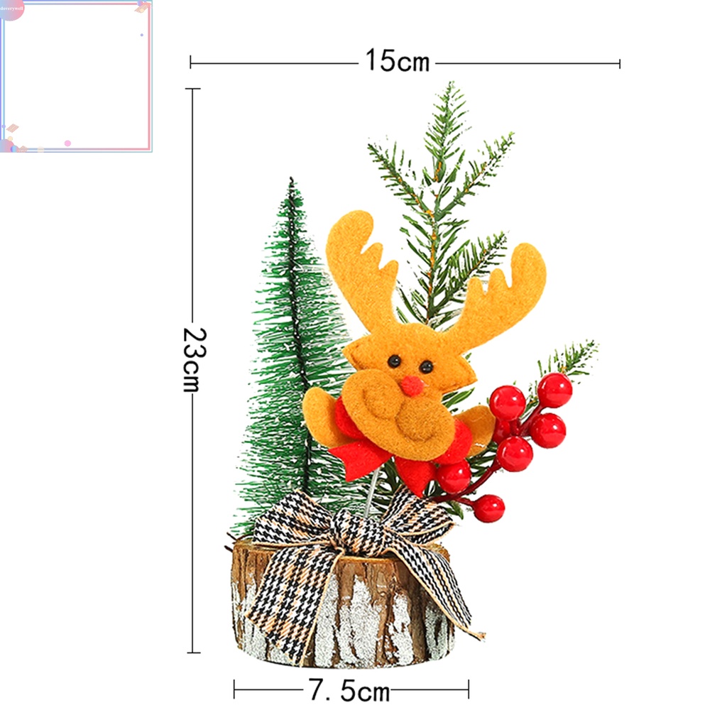 Mô hình cây thông mini dùng trang trí giáng sinh