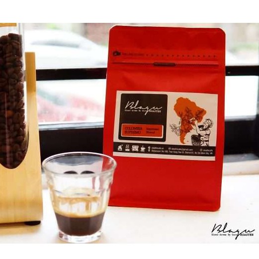 CÀ PHÊ BLAGU HẠT ĐÃ RANG - COLOMBIA SUPREMO, MEDIUM ROAST, 250G | BigBuy360 - bigbuy360.vn