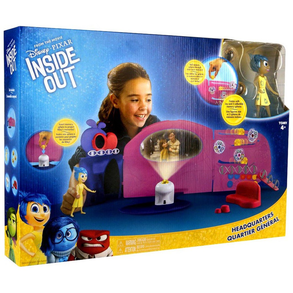 Bộ Đồ Chơi Bé Gái Disney Pixar Phòng Chiếu Phim - Inside Out Headquarters
