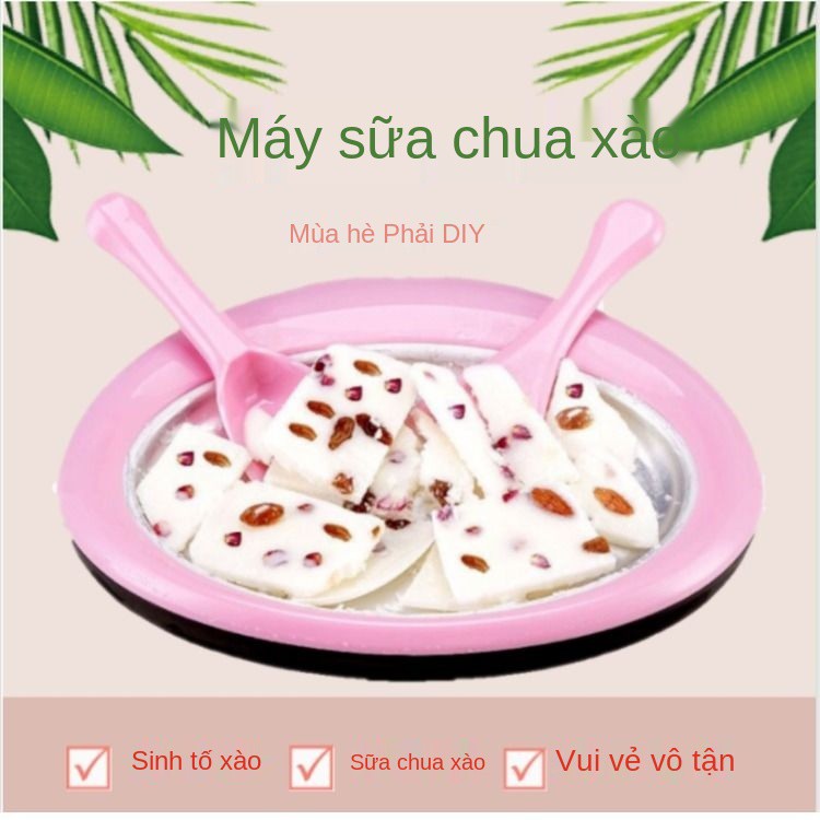 Máy làm sữa chua chiên thực phẩm, đá viên nhỏ gia đình, sinh tố mini dành cho trẻ em, kem tự tại nhà