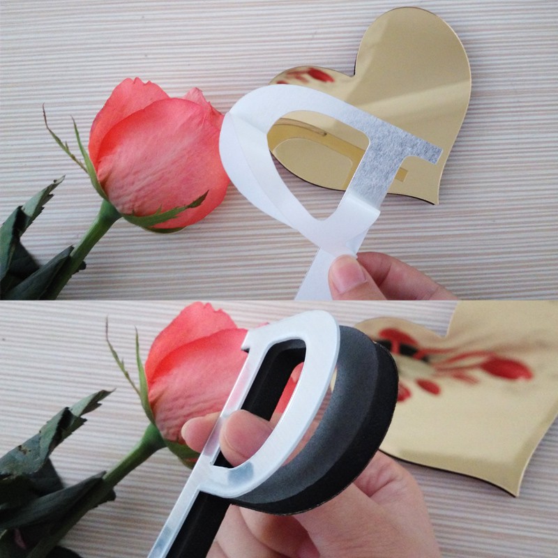 26 chữ cái gương acrylic trang trí tường