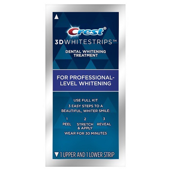 Miếng Dán Trắng Răng Crest 3D White Strips Dental Whitening Kit