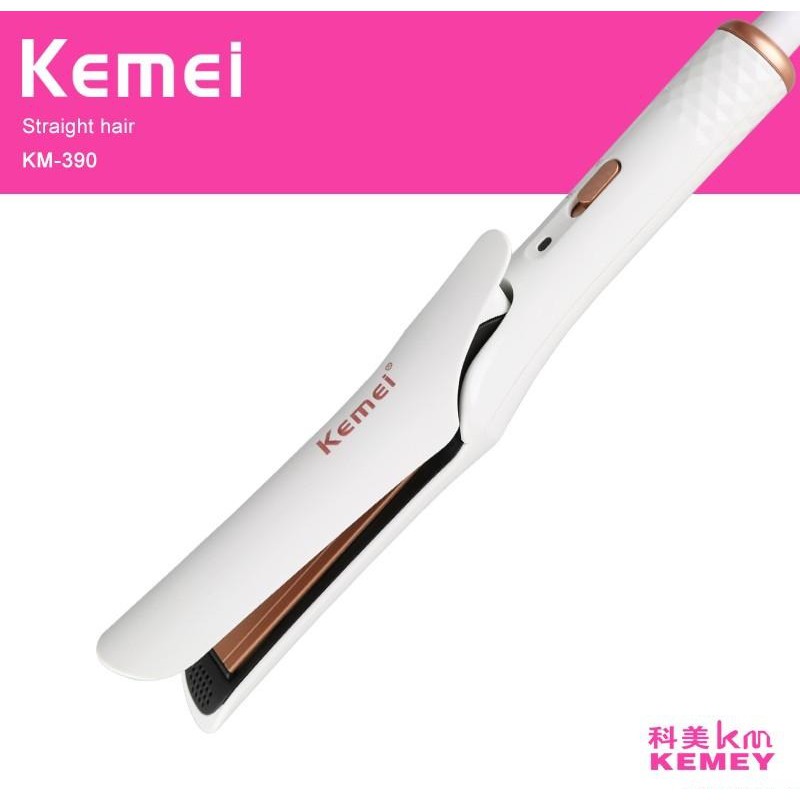 Máy Kẹp Tóc Bảng Nhỏ Kemei KM-390